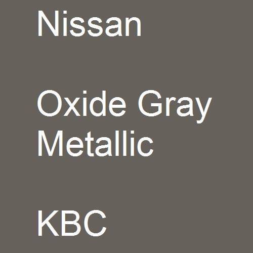 Nissan, Oxide Gray Metallic, KBC.